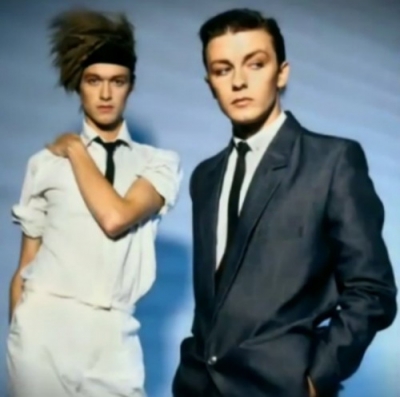Young Ricky Gervais with Seona Dancing